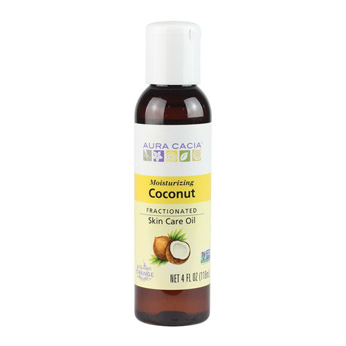 Aura Cacia Coconut Fractionated Skin Care Oil, 4 Oz
